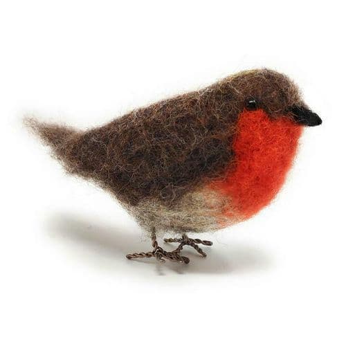 The Crafy Kit British Birds Red Robin Needle Felting Kit Ages 10+ Years
