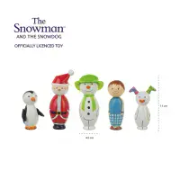 The Snowman & The Snowdog Wooden Skittles