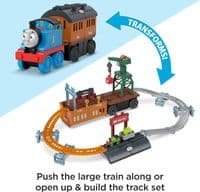 Thomas & Friends 2 in 1 Transforming Thomas Playset Push Along Train & Track Set