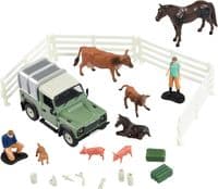 Tomy Britains Land Rover Vet Playset