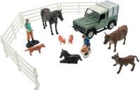 Tomy Britains Land Rover Vet Playset