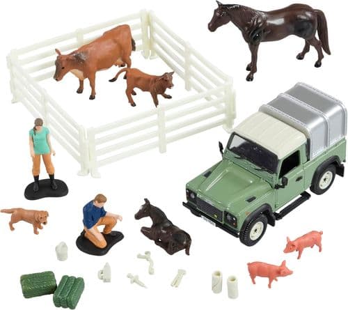 Tomy Britains Land Rover Vet Playset
