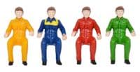 Tomy Britains Sitting Drivers For Use In Toy Tractors With Removable Cab
