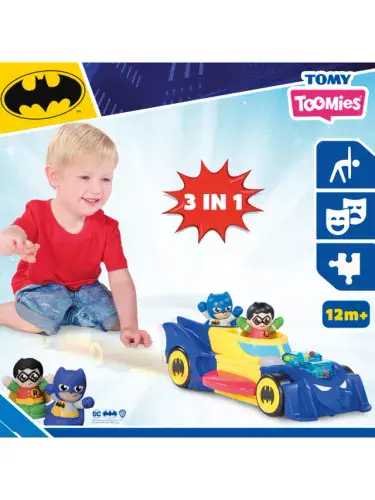 Tomy Toomies DC 3 In 1 Batmobile E73262