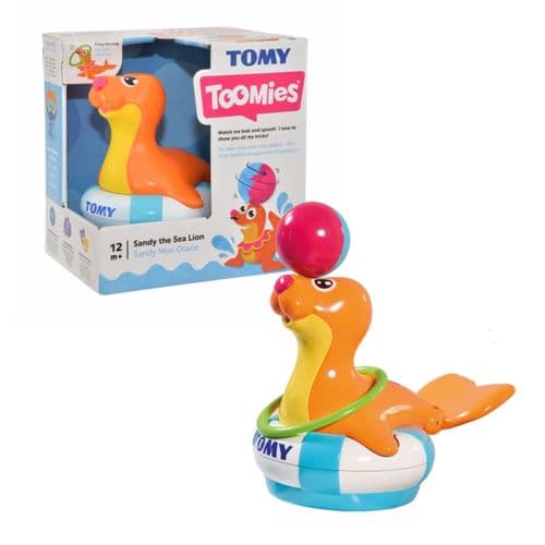 Tomy  Toomies Sandy The Sea Lion Baby Infant Bath Toy 12M+
