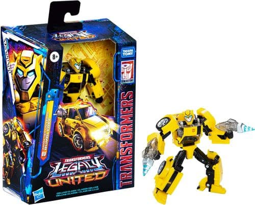 Transformers Legacy United Deluxe Class  Animated Universe  Bumblebee Action Figure