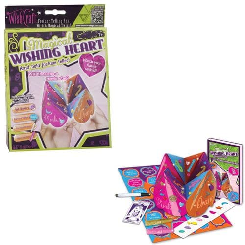 Wish Craft Magical Wishing Heart. Fortune telling fun with a magical twist.