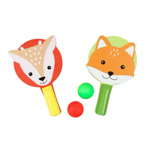 Woodland Animal Bat & Ball Set