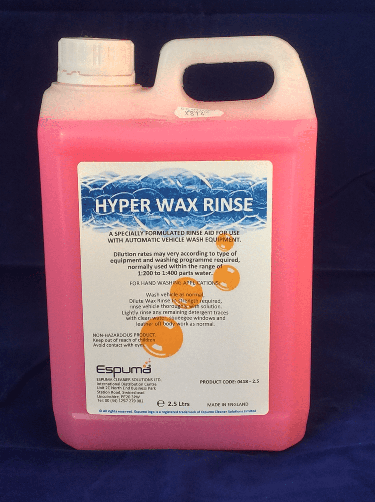 Hyper Wax Rinse with Extra Shine 5lts