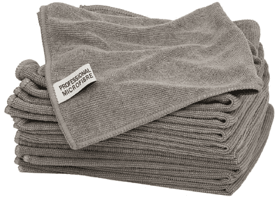 Microfiber Grey Cloths Pack of 10