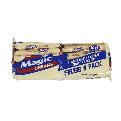 Jack'n Jill Magic Creams Peanut Butter Cream Choco Crackers 330g