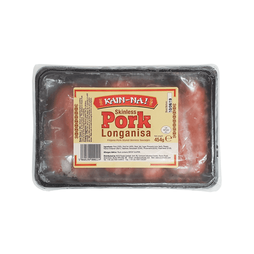 Kain Na Skinless Pork Longanisa 454g