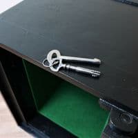 Antique Early Victorian Climax Detector E.Cotterill&Co Small Safe W Keys Vintage
