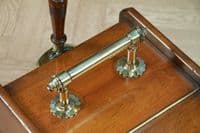 Antique Edwardian Art Nouveau Fireside Coal Purdonium Scuttle Box W/Liner Shovel