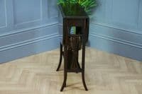 Antique Edwardian Solid Mahogany Small Drop Leaf Sutherland Occasional Table