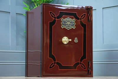 Antique J CARTWRIGHT Luxury Fireproof Safe Fully Restored With Keys Vintage