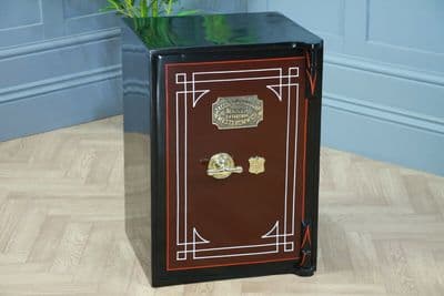 Antique JACOB CARTWRIGHT Luxury Fireproof Safe Fully Restored With Keys Vintage