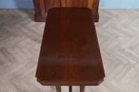 Antique Late Victorian / Early Edwardian Walnut Occasional Hall Sofa Lamp Table
