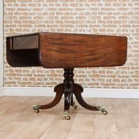 Antique Original Regency Georgian Mahogany Pembroke Breakfast / Dining Table