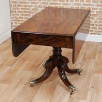 Antique Original Regency Georgian Mahogany Pembroke Breakfast / Dining Table