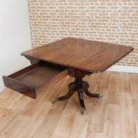 Antique Original Regency Georgian Mahogany Pembroke Breakfast / Dining Table