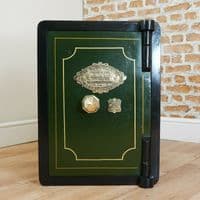Antique Original 'THE DART SAFE Co G&W MANUFACTURERS' Small Safe W/ Keys Vintage