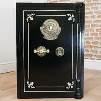Antique Victorian 'B.TEBBIT BIRMINGHAM' Fully Restored Safe W Keys Vintage C1850