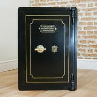 Antique Victorian 'C.H.Wilson & Co' Safe Original With Keys Vintage C1880