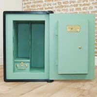 Antique Victorian 'C.H.Wilson & Co' Safe Original With Keys Vintage C1880