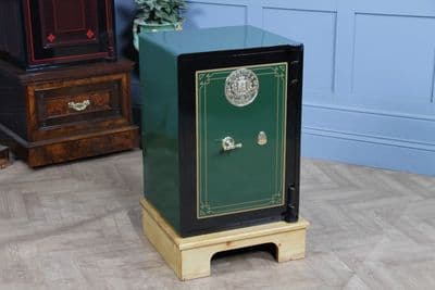 Antique Victorian 'E.HIPKINS & Co' Fully Restored Luxury Fireproof Safe on Stand