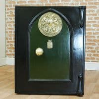 Antique Victorian Large 'MILNERS 212 PATENT FIRE RESISTING' Safe 4 Keys Vintage