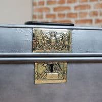 Antique Victorian MILNERS Fire Resisting Strong box 2 Keys Vintage Safe Small