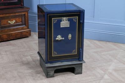 Antique Victorian TANNS DEFIANCE LONDON Fully Restored Luxury Safe on Stand 1880