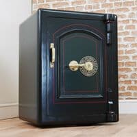 Antique Victorian 'THOMAS SKIDMORE & SON' Restored Fireproof Safe W Keys Vintage