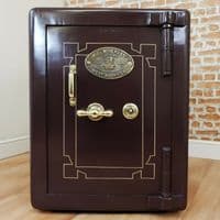 Antique Vintage Large 'SAMUEL WITHERS & Co' Restored Original Safe With Keys