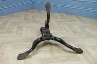 Original Antique Mahogany George III Bird Cage Tilt Top Tripod Table C1770