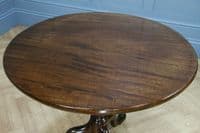 Original Antique Mahogany George III Bird Cage Tilt Top Tripod Table C1770