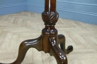 Original Antique Mahogany George III Bird Cage Tilt Top Tripod Table C1770