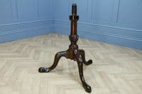 Original Antique Mahogany George III Bird Cage Tilt Top Tripod Table C1770