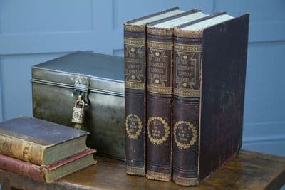 Set of 3 Antique Victorian Books 'The Illustrated London News 1877 - 1898 - 1899