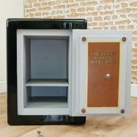 Vintage 'THE BENT STEEL SAFE Co' Fire Resisting Original With Keys 50's Antique