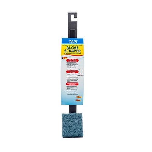 API Algae Pad Scraper With Stick Handle For Glass Aquariums