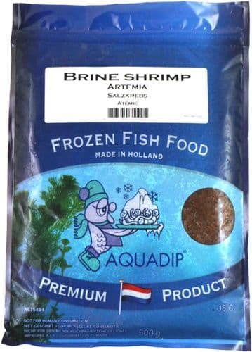 Aquadip Frozen Brine Shrimp (Artemia) - 500g (Bulk / Slab Pack)