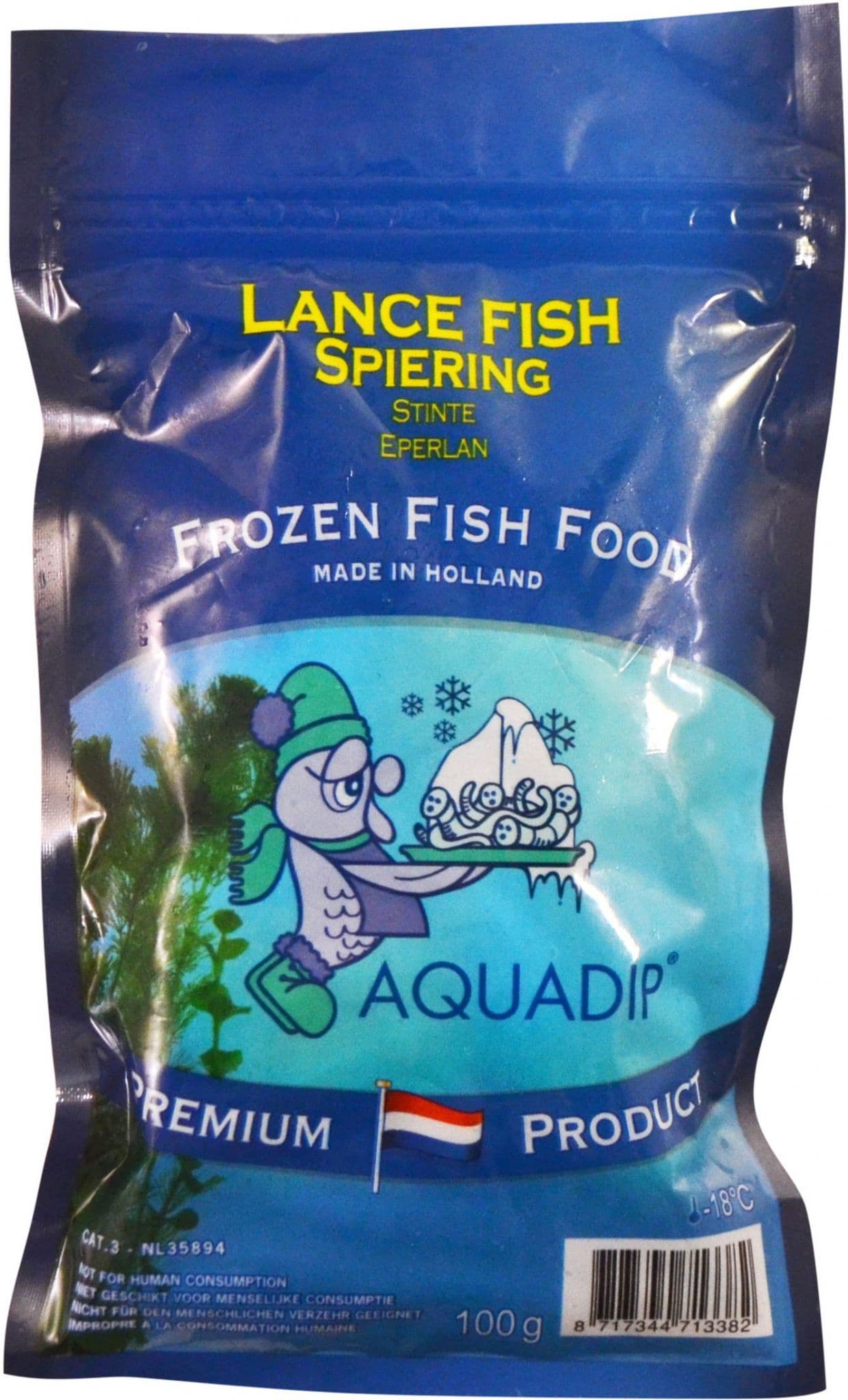 Aquadip Frozen Lance Fish - 100g Bag Pack