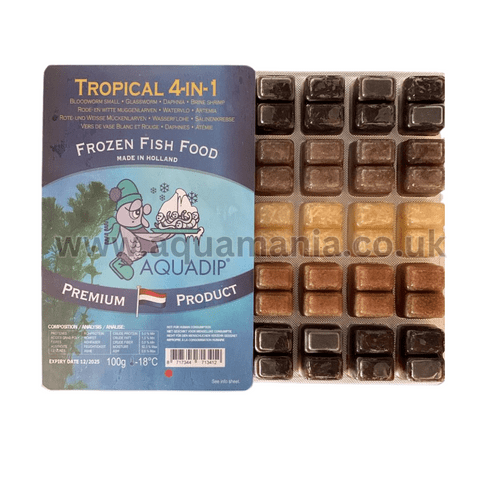 Aquadip Frozen Tropical Quartet (4in1) - 100g (Blister Pack)