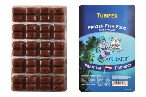 Aquadip Frozen Tubifex - 100g (Blister Pack)