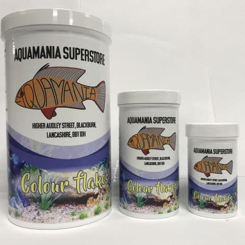 Aquamania Colour Flakes Dry Fish Food