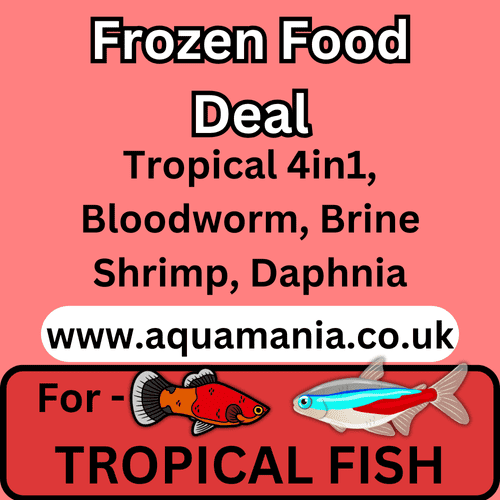 Aquamania Freshwater Tropical Frozen Mixed Food Deal