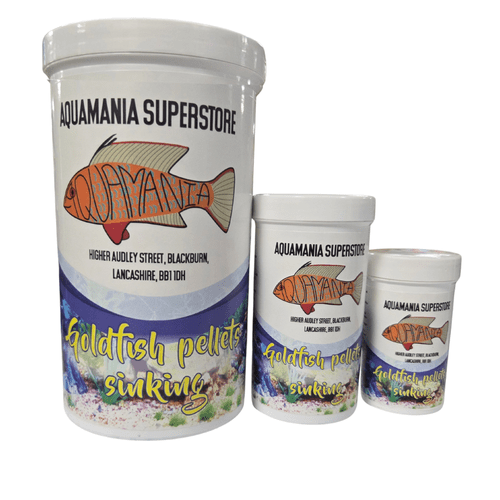 Aquamania Goldfish Sinking Pellets Dry Fish Food