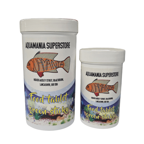 Aquamania Green Sticky Food Tablets Dry Fish Food